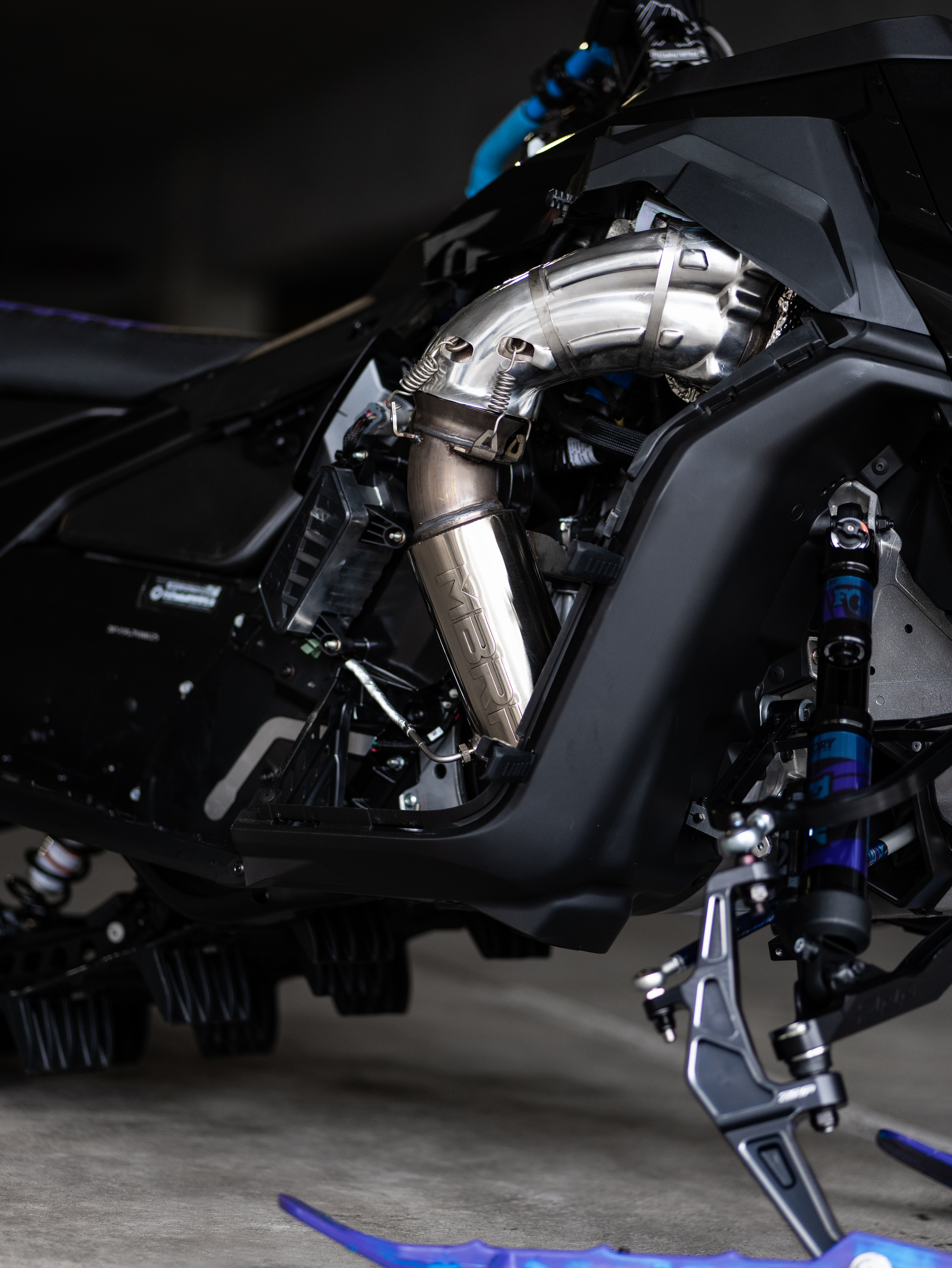 mbrp exhaust on snowmobile